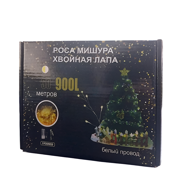 LED garland 900 lamps 30 m Remote Control, Դեղին/Սպիտակ